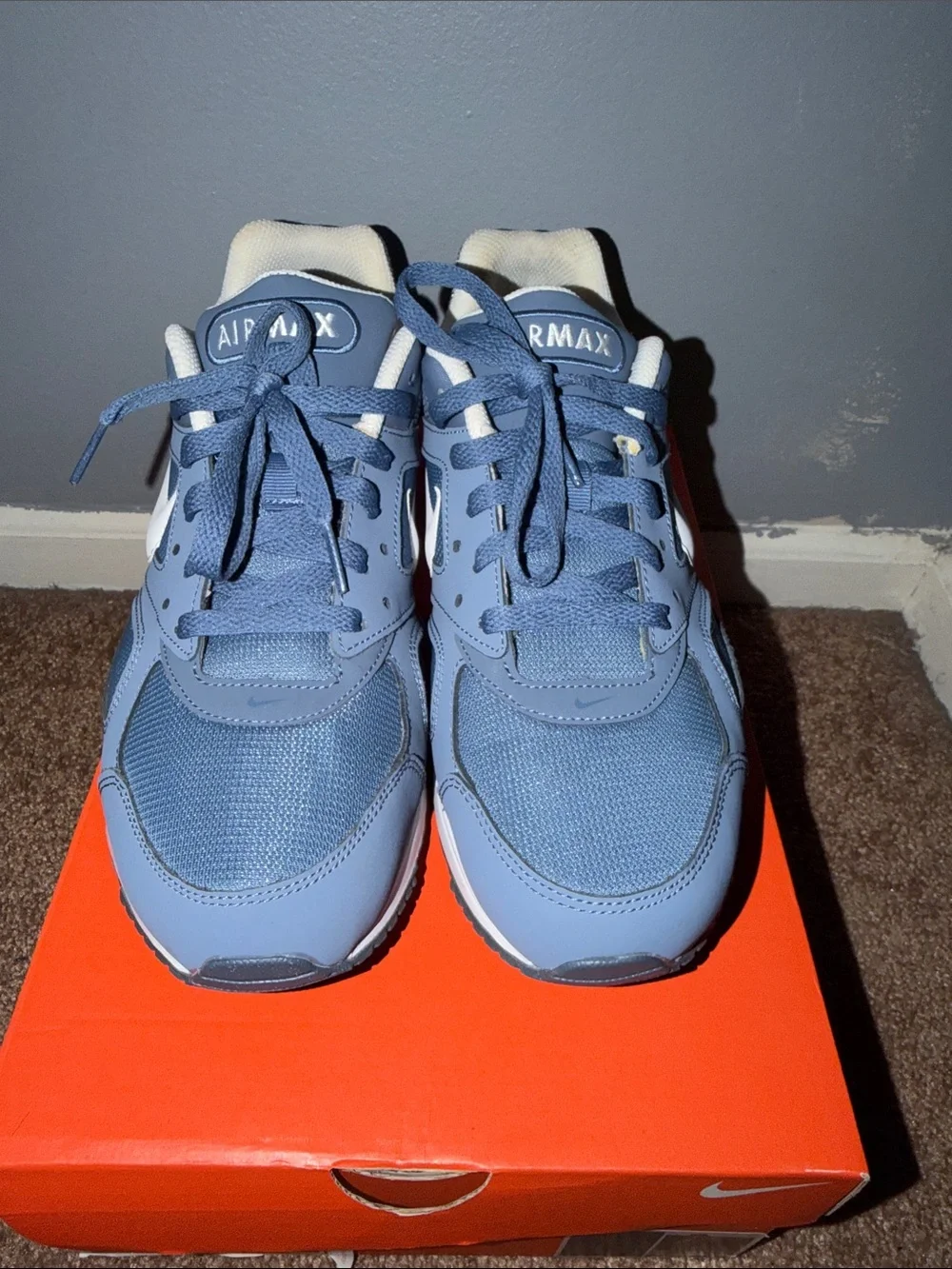 Nike Blue and White Air Max Style Sneakers